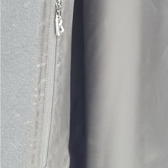 HP Bogner Vintage 80s Classic Black Cashmere Medium Length Overcoat Coat Jacket - Picture 9 of 11